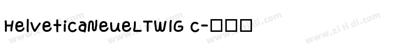 HelveticaNeueLTW1G c字体转换